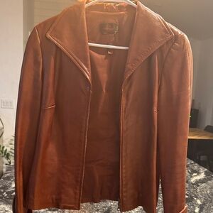 Danier Women's Tan Leather Jacket